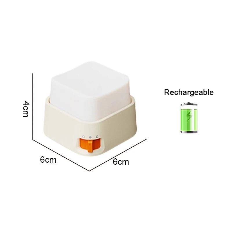 LED Night Lights Bedside Table Lamp Room Decoration USB Rechargeable Led Lamp.
